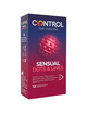 control - sensual dots lines puntos y estrias 12 uds
