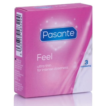 pasante - condoms sensitive ultra thin 3 units