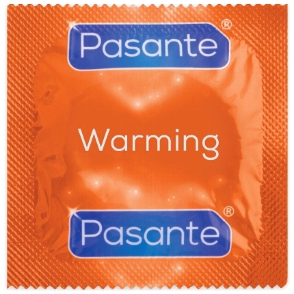 pasante - condoms warming effect bag 144 units