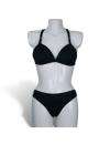 Bikini De Color Negro Hacia Arriba,360001