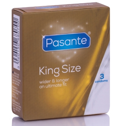 pasante - condoms king size 3 units