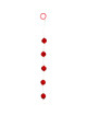 seven creations - clear bolas anales talla l