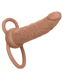 Strap On California Exotics Performance Maxx com Vibração Recarregável Castanho