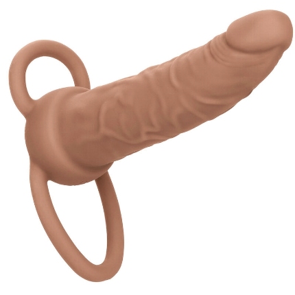 california exotics - performance maxx doble penetrador recargable piel moreno