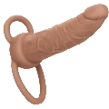 california exotics - performance maxx doble penetrador recargable piel moreno