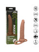california exotics - performance maxx doble penetrador recargable piel moreno