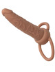 Strap On California Exotics Performance Maxx com Vibração Recarregável Castanho