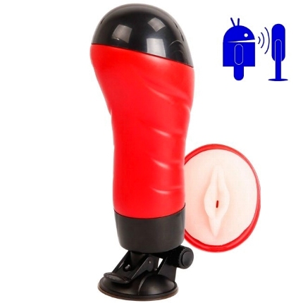 crazy bull - vagina with voice masturbator base