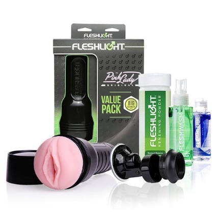 Masturbador Fleshlight Value Pack Original Pink Lady