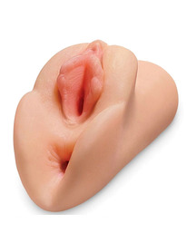 pdx plus - perfect pussy double stroker natural vagina and anus masturbator