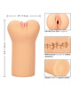 California exotics - boundless vulva stroker light skin