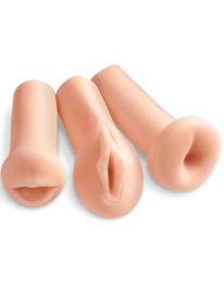 extreme toyz - all 3 holes kit 3 masturbators