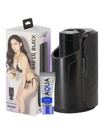 kiiroo - keon + feel rae lil masturbator + aqua quality lubricant 50 ml