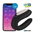 satisfyer - double joy con app morado