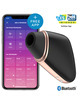 satisfyer - love triangle air pulse stimulator vibrator black