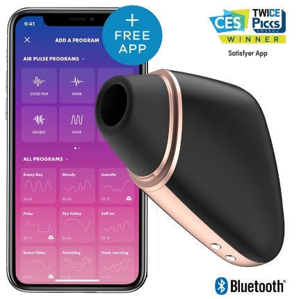 satisfyer love triangle estimulador y vibrador - blanco