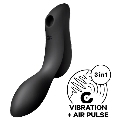 satisfyer - curvy trinity 2 air pulse vibrator black