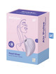 satisfyer - pearl diver estimulador y vibrador violeta