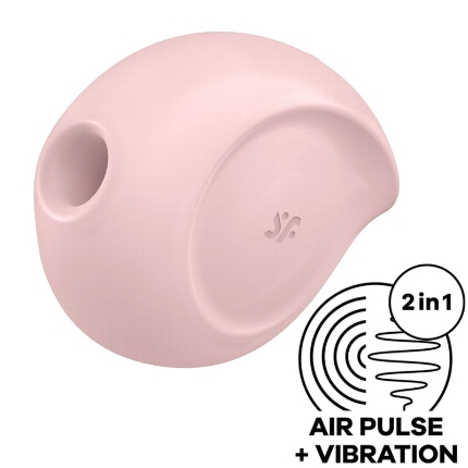 satisfyer - sugar rush air pulse stimulator vibrator pink