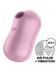 satisfyer - cotton candy estimulador y vibrador lila