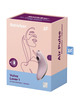 satisfyer - vulva lover 1 estimulador y vibrador violeta