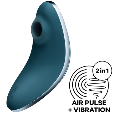 satisfyer - vulva lover 1 estimulador y vibrador violeta