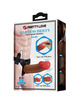 pretty love - harness briefs starks multi-speed vibration dildo 17,5 cm light brown