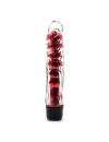 Vibrator the Classic Crystal Red 17,5 cm 217016