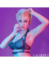 california exotics - euphoria halter buckle harness black