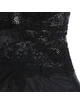 subblime - babydoll tulle fabric with lace and flower detail black s/m