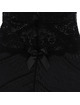 subblime - babydoll tulle fabric with lace and flower detail black s/m