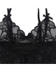 Babydoll Subblime com Renda Transparente Estampado Floral Catarina