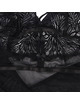 Subblime - babydoll con tirantes ajustables de encaje negro s/m