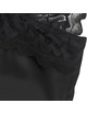 Subblime - babydoll con estampado floral pecho negro s/m