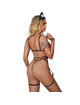 subblime - lace body police costume black s/m