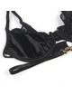 subblime - set of 3 pieces bra + thong + lace garter black s/m