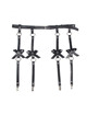 subblime - leather chainleg harness black one size