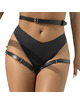 Cinta de Liga Subblime Couro Preto