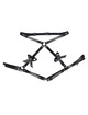 subblime - leather waist and leg harness black one size