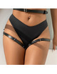 Cinta de Liga Subblime Couro Preto