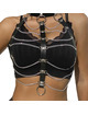 Harness Subblime Couro com Correntes para Mamas