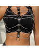 Harness Subblime Couro com Correntes para Mamas