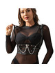 subblime - corset harness with chaindetail one size