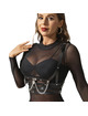 subblime - corset harness with chaindetail one size