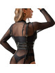 subblime - corset harness with chaindetail one size