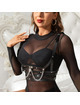 subblime - corset harness with chaindetail one size