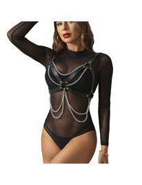 Body Subblime Harness com Jóia de Corpo