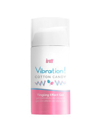 intt - powerful intimate stimulant cotton candy liquid vibrator gel 15 ml