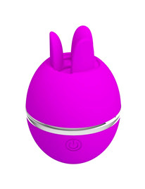 pretty love - vibrador de silicona redondo gemini ball morado