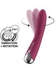 Satisfyer - spinning vibe 1 vibrador rotador g-spot red
